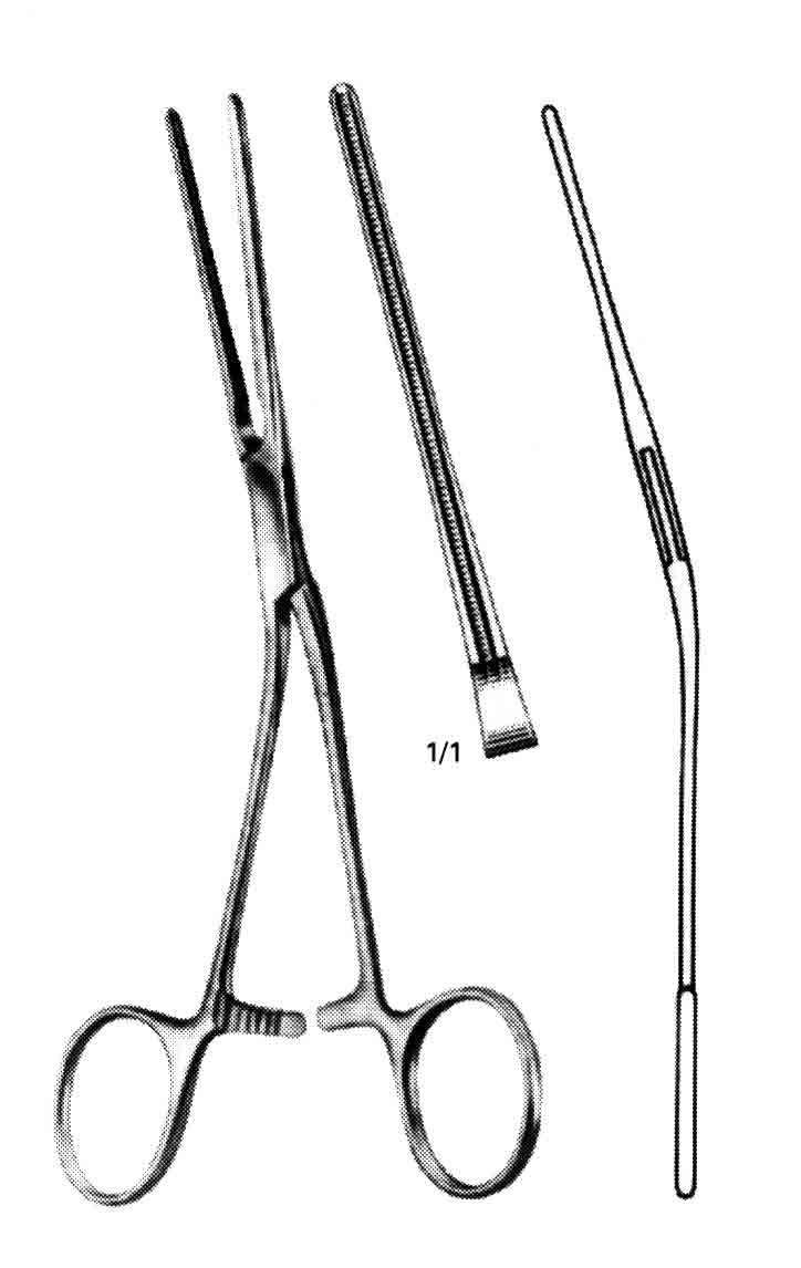 DE-BAKEY DAMAR KLEMP AT.50MM 16,5 CM